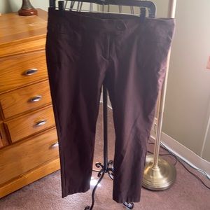 👌3/15 Brown skinny ankle pants